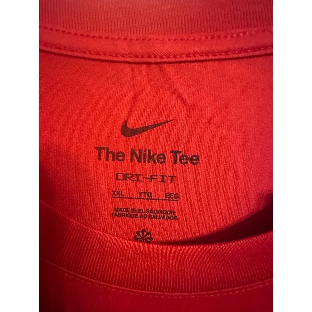 Nike Dri-FIT Cardinal Mooney Football Long Sleeve T-Shirt‎ Mens XXL Red NWT